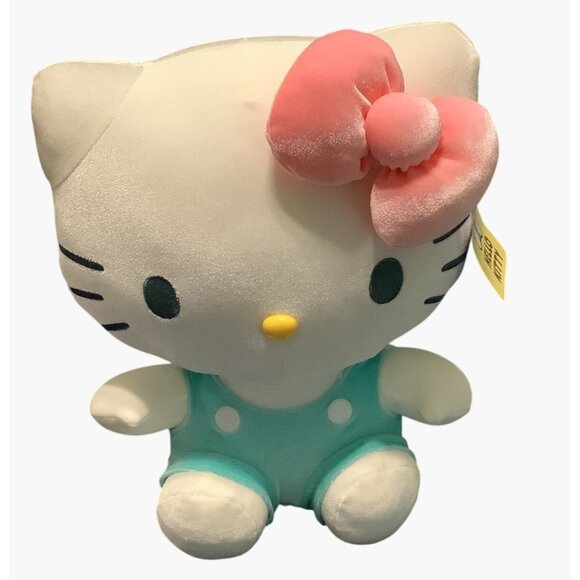 Kidrobot Hello Kitty Plush Toy In Blue Outfit With Pink Bow 12" Stuffed Animal - Picture 3 of 6